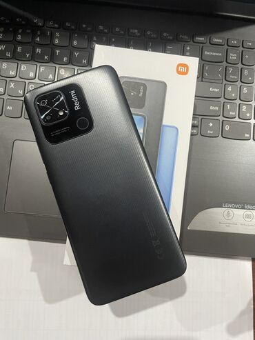 бу телефоны: Redmi, Redmi 10C, Колдонулган, 64 ГБ, түсү - Кара, 2 SIM