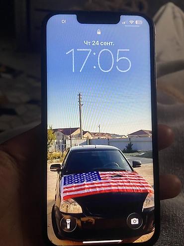 оригинальные аирподсы 1: IPhone 13 Pro, Б/у, 128 ГБ, Голубой, 81 % — 1