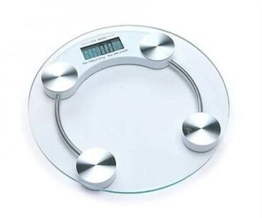 круглое стекло: Напольные весы Электронные, Стекло, 180 кг