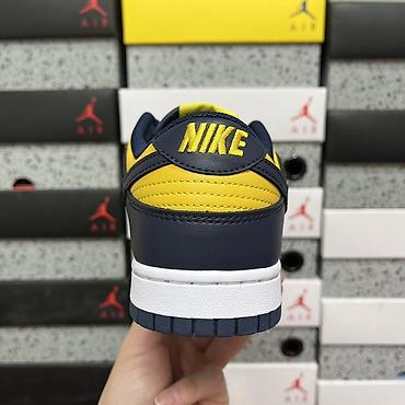 Кроссовки и спортивная обувь: Nike Dunk Low Retro “Midnight Navy/Varsity Maize” - Классическая — 7
