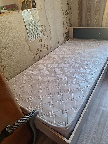 bunk bed: Односпальная кровать, Б/у, С матрасом, длина - 200 см — 2