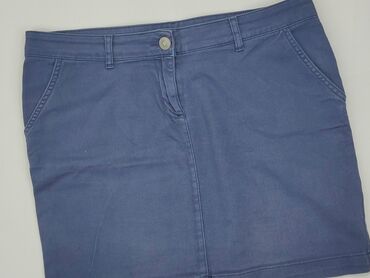 granatowa spódnice plisowane: Skirt, F&F, XL (EU 42), condition - Good