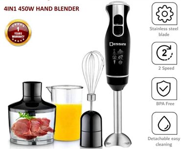 Blenderlər: Mətbəx kombaynı Dessini, Yeni, Ünvandan götürmə, Pulsuz çatdırılma, Ödənişli çatdırılma
