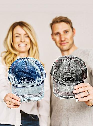 Kape i aksesoari: Diesel, One size, bоја - Svetloplava — 1