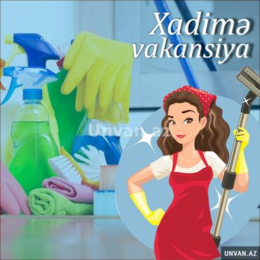 xadime qabyuyan: Xadimə tələb olunur, 30-45 yaş, 1/1, Aylıq ödəniş