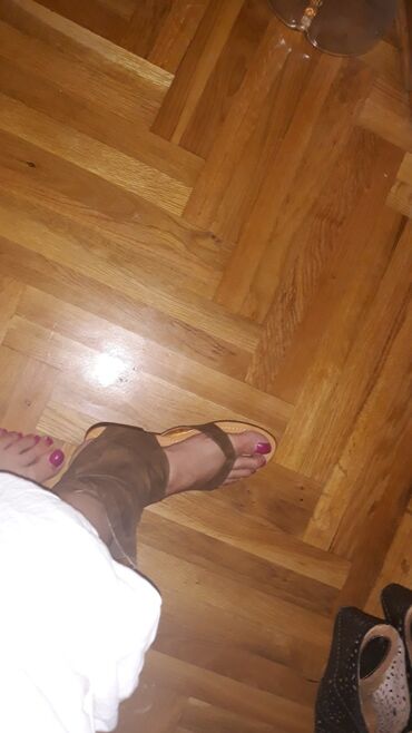 haljinica braon boja: Sandale, 40