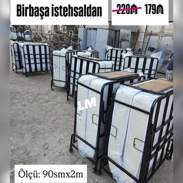 Çarpayılar: Açılıb-bağlanan çarpayıların (raskladuşkaların) birbaşa depodan ən