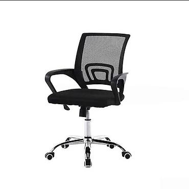 kresli: Ofis kreslosu qara 292120ofis kreslosu hundurluk tenzimlenen ustu — 1