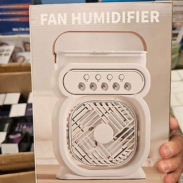 iphone mini: Prenosivi stoni ventilator sa vodenom maglom (3-u-1 rashlađivač — 8
