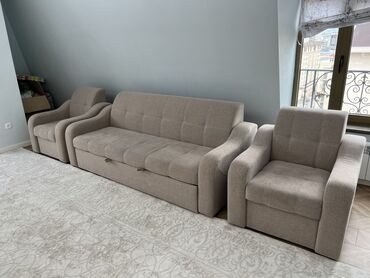 евростиль мебель: Прямой диван, Б/у
