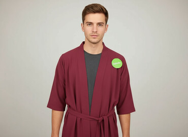 ubrania w stylu gotyckim: Kimono, Robe for men, size XL (EU 42)