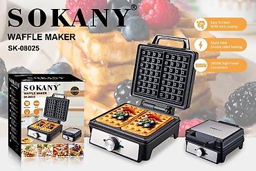 вафельниц: Вафельница SOKANY SK-08025 - Мощность: 1600 Вт — быстрое нагревание — 1