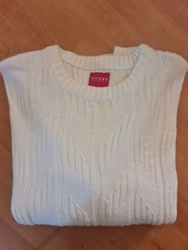 crna muska jakna: Sweater, XL (EU 54), Guess, color - White