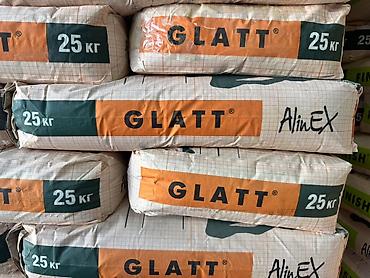 Шпаклёвка GLATT AlinEX, фасовка 25 кг - Сухая смесь для выравнивания at lalafo.kg Шпаклёвка GLATT AlinEX, фасовка 25 кг - Сухая смесь для выравнивания