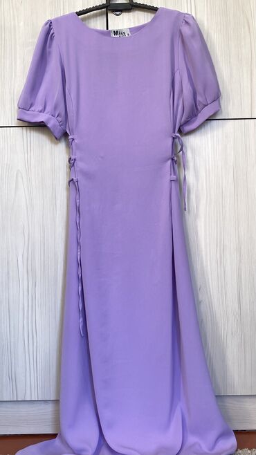 голубое платья: Вечернее платье, Средняя модель, Без рукавов, Корсет, S (EU 36)