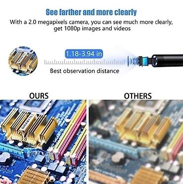 mini led: Endoskop kamera diametr 5,5mm,ve 7mm kabel 1,2,3 ve 5 metr yuksek — 10