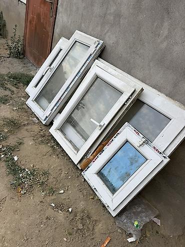 пластик двери: PVC plastik pəncərə çərçivələri (paket) - Material: ağ rəngli PVC — 3