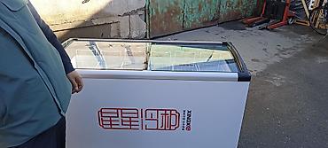 Морозильные шкафы, лари: Морозильный ларь XINGX с панорамными раздвижными стеклянными крышками — 14