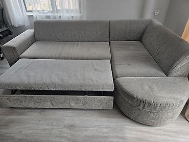 Divan və kreslo dəstləri: Təcili satılır: Məhsul: Künc divan dəsti (2 model) 1) Açıq bej modul — 3