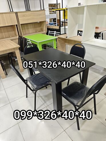 Masa və oturacaq dəstləri: Mətbəx üçün, Yeni, Açılmayan, Dördbucaq masa, 4 stul -da lalafo.az — 7 Masa və oturacaq dəstləri: Mətbəx üçün, Yeni, Açılmayan, Dördbucaq masa, 4 stul — 7