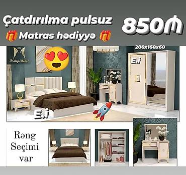 karaca sumqayit: İkinəfərlik çarpayı, Dolab, Yeni — 1
