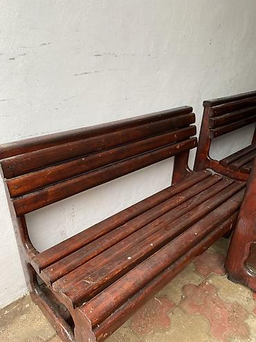 bağ stulları: Taxta (ağac) bağ-mebel dəsti - Material: bərk ağacdan hazırlanmış — 6