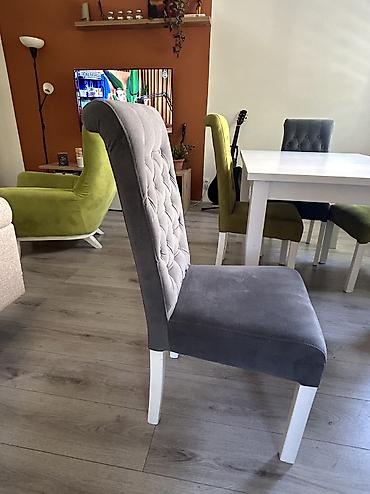 Stolice: Prodajem moderan trpezarijski set koji čine sto i 6 stolica. Sto je — 6