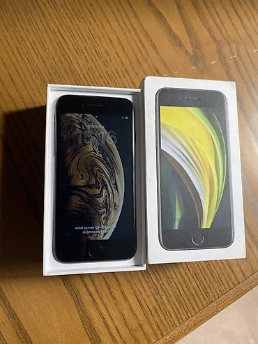 ikinci el iphone 16: IPhone SE 2020, 64 GB, Qara, Barmaq izi — 1