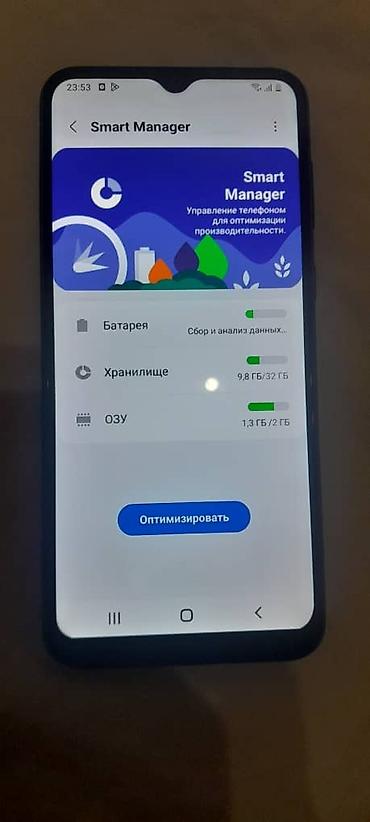 goggle pixel: Samsung Galaxy A03, Б/у, 32 ГБ, цвет - Черный, 2 SIM — 3