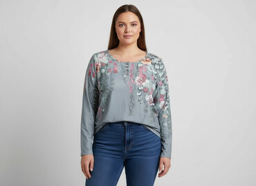 zalando tuniki dla puszystych: Shein Curve, Жіноча блуза, розмір XL