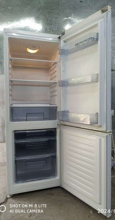 ремонт тефал: Холодильник Avest, Б/у, Двухкамерный, De frost (капельный), 54 * 150 * 54