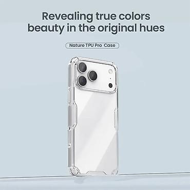 Maske i futrole za telefone: Futrola NILLKIN Nature Pro za iPhone 17 Pro Max (6.9) bela. Uz brzu — 4