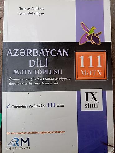 rus azeri: Məhsul: “Azərbaycan dili – Mətn Toplusu” (IX sinif) Müəlliflər: Tuncay — 1