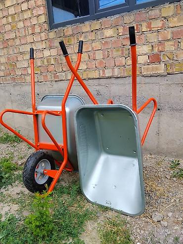 для тачки: Строительная/садовая тачка одноколёсная - Оцинкованный кузов — 3
