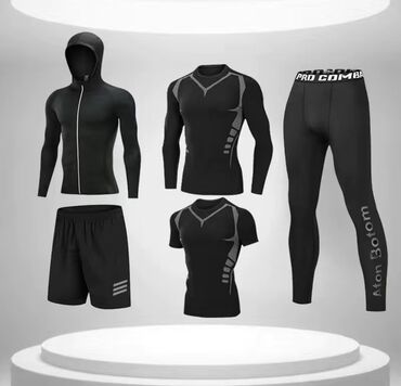 Спорт и отдых: Одежда для фитнеса, одежда для бега, мужской утренний бег