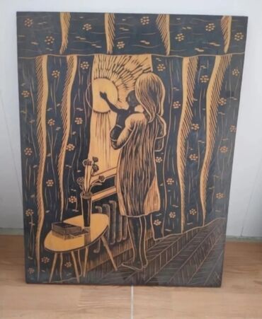 Şəkillər, tablolar: Məhsul: Əl işləri ilə hazırlanmış ağac üzərində yandırma (piroqrafiya) — 7