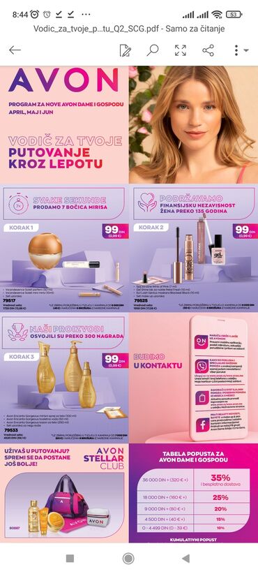 1 oglasa | lalafo.rs: Uzivaj u Avon proizvodima,popustima i besplatnom katalogu!!!Želite da