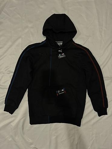 худи бмв: Мужская толстовка, S, Puma, Новый, цвет - Черный, Самовывоз — 1