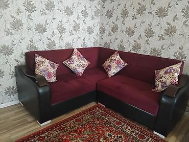 gence stol: Qonaq otağı dəsti – masa, 6 stul və L formalı künc divan — 4