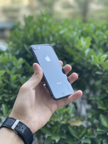 купить iphone: IPhone 8, 64 ГБ, Черный, Отпечаток пальца, Беспроводная зарядка