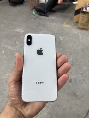 12 про макс цена бишкек бу: IPhone X, Б/у, 64 ГБ, White Titanium, Чехол, 100 %