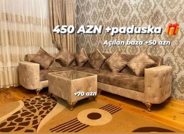 yumsaq mebeller: Künc divan, Yeni, Parça, Şəhərdaxili pulsuz çatdırılma