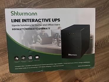 бу компьютер: Shturmann Line-Interactive UPS – 1000 VA / 600 W-təzədir qutu ağzı — 1