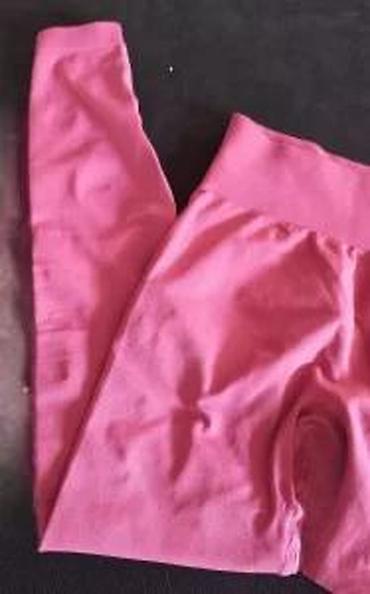 Helanke, biciklistički šortsevi: Ženske sportske helanke – visoki struk, bešavne - Boja: ciklama/roze — 22