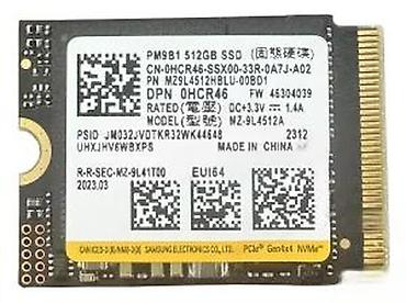 Hard diskovi, eksterni diskovi: Samsung PM9B1 NVMe SSD 512 GB (M.2 2230) - Model: MZ-9L4512A (PN — 16