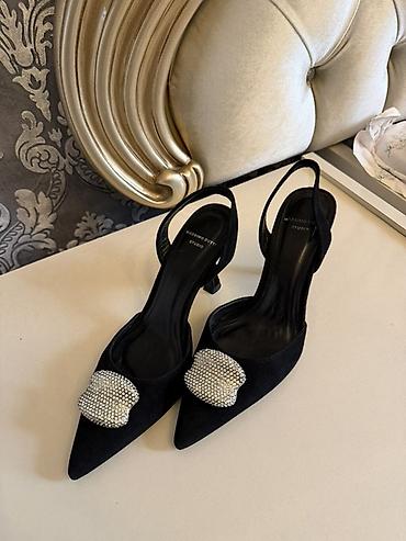 tuflilər: Massimo Dutti qadın ayaqqabısı - Model: Slingback, açıq dabanlı - — 2