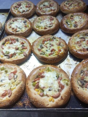 булочки оптом: Мини пиццы от Турецкой пекарни Берекет органик 125гр.Оптом от 50шт