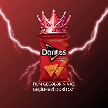 Молочные продукты и яйца: Doritos Naço Pendirli çipslər, film gecələri və ya dostlarla görüşlər