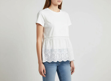 bluzki z kokardą na ramieniu: Women's blouse, size S