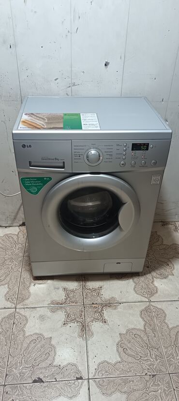 Tikiş maşınları: Paltaryuyan maşın LG, 6 kq, İşlənmiş, Avtomat, Qurutma var, Ödənişli çatdırılma